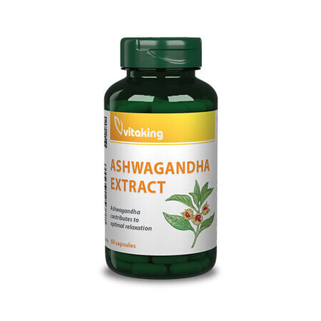 Extrait d'Ashwagandha, 240 mg, 60 cps - Vitaking
