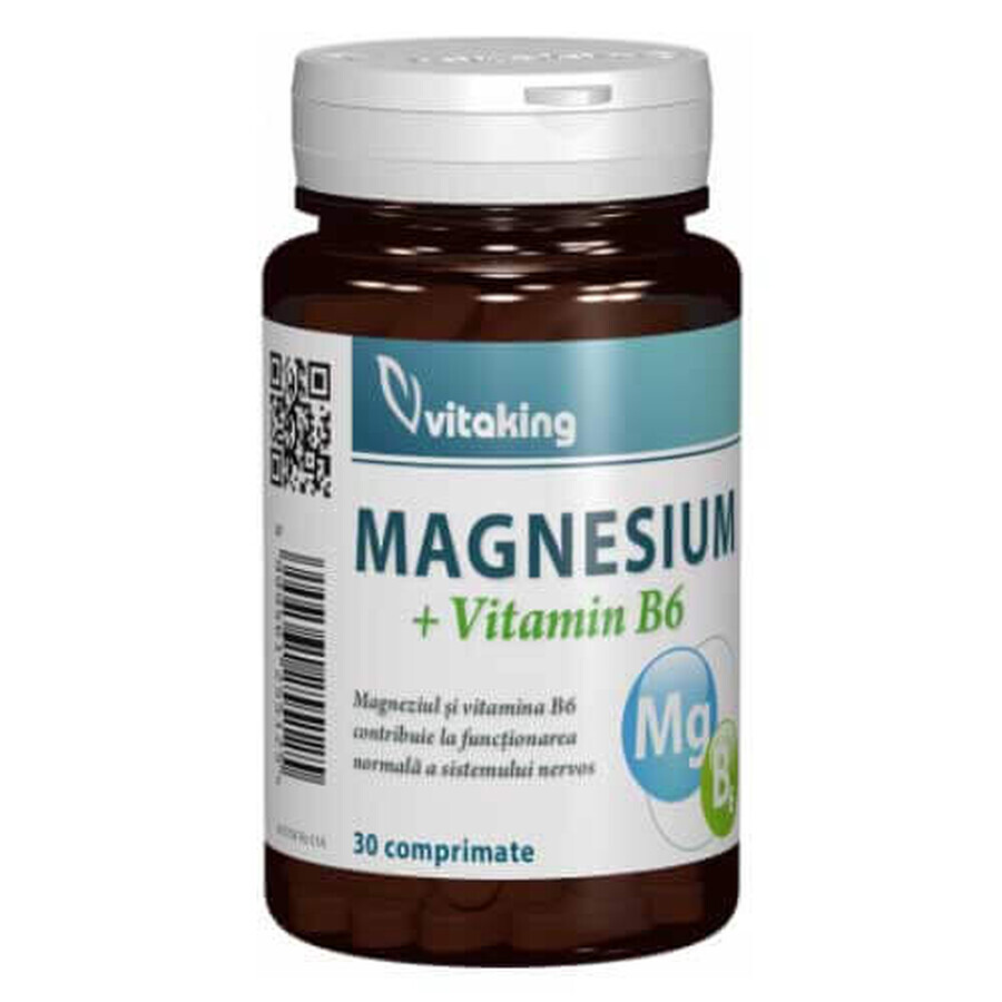 Magnésium B6 30 cpr, Vitaking