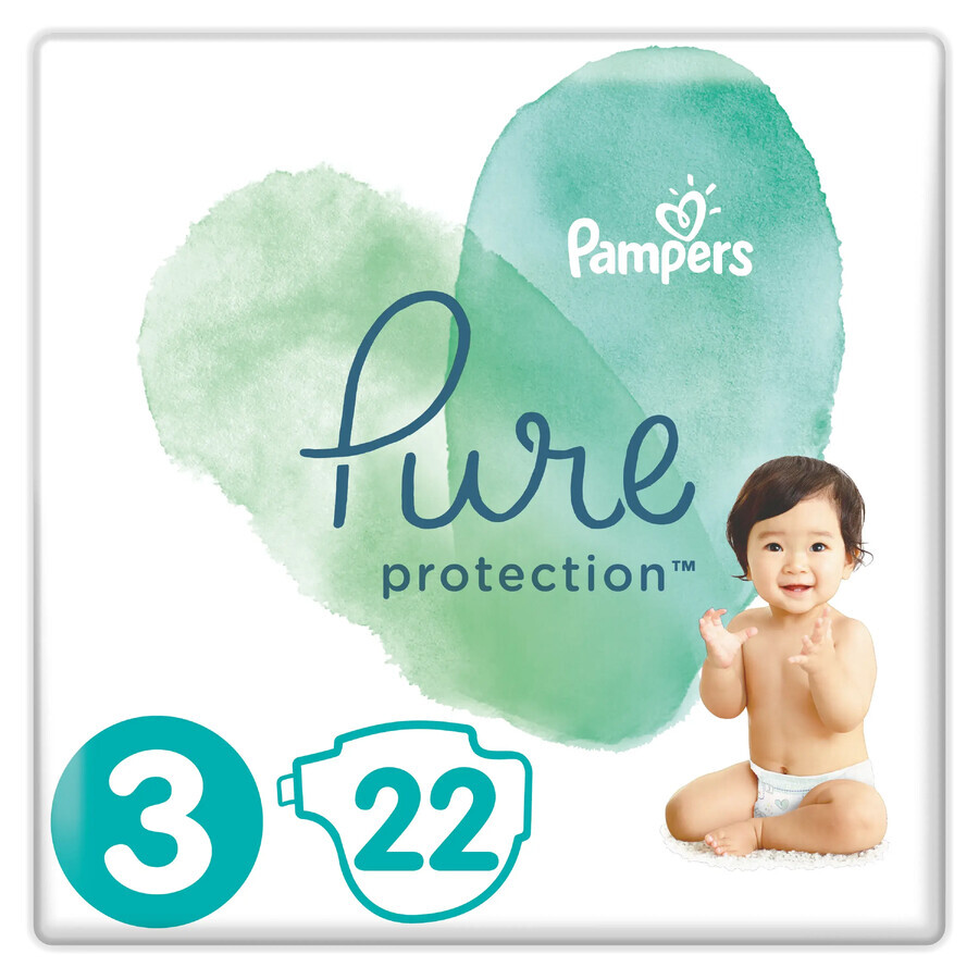 Pampers 3 Pure 6-10kg x 22pcs