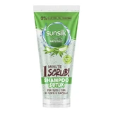 Sunsilk 1-Minute Scrub - Shampooing pour tous les types de cuir chevelu et de cheveux, 200 ml