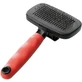 Ferplast Gro 5955 – perie de îngrijire pentru câini și pisici cu blană medie și lungă, cu sistem de curățare rapidă