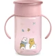 Suavinex my family 360° trainer cup +12m - cană de învățare 340 ml - roz