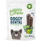 Edgard &amp;amp; Cooper Doggy Dental – baston dentar vegetal pentru câini de talie mică, cu aromă de măr și eucalipt, 120 g