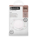 Suavinex Poetry - Sucette en silicone physiologique SX Pro, 0 à 6 mois, rose