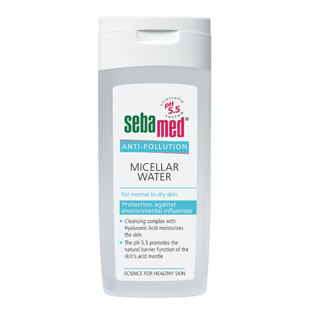 Anti Pollution Micellar Water, Normale und trockene Haut, 200 ml, Sebamed