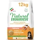 Natural Trainer Sensitive fără gluten, cu somon – hrană completă pentru pui de talie medie și mare, 12 kg