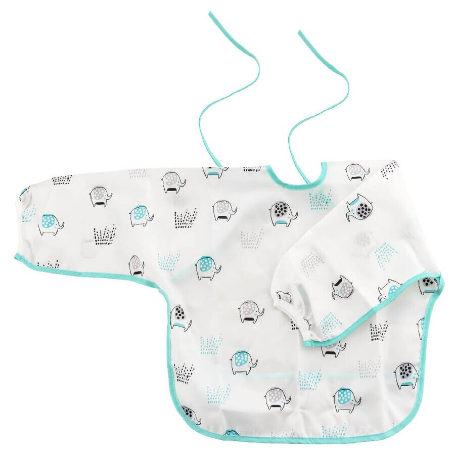 Wasserdichtes Lätzchen mit Ärmeln und Tasche, Baby Nova