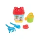 Pilsan Sweety Castle - Bucket + Beach Accessories for Children 18 Months and Up