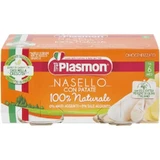 Puré de merluza y patata homogeneizado de Plasmón, 80 g x 2 unidades