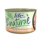 Life petcare Life cat natura e' tonno con salmone e carote - alimento umido per gatti 150 gr