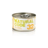 Natural Code 32 Soft Jelly with Tuna and Blueberries - Complete Food for Adult Cats, 85 g
