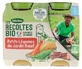 Blédina Les Récoltes Bio: Small Garden Vegetables with Beef—Organic—For Babies 6 Months and Up—2 Jars