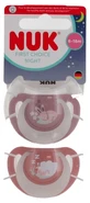 NUK First Choice Night Sucettes Silicone 6-18 Mois