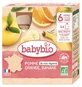 Babybio Apple, Orange, and Banana, 6 Months and Up, Organic, 4 Pouches