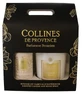 Collines de Provence Set de parfum pentru interior 100 ml + Lumânare 180 g Coton