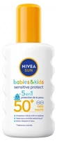Nivea Sun Sensitive Protect Spray solare per neonati e bambini SPF 50+ 200 ml
