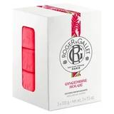 Roger & Gallet Red Ginger: 3 100-gram Nourishing Soaps
