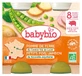 Babybio Aardappelen, erwten en ham — vanaf 8 maanden — biologisch — 2 potjes van elk 200 g