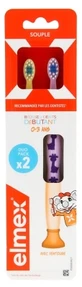 Elmex 2 Soft Beginner Toothbrushes, Ages 0–3