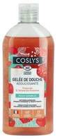 Coslys Gel de duș emolient cu căpșuni și roșii ecologice, 250 ml
