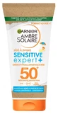Garnier Ambre Solaire Sensitive Expert+ Bébé à l'Ombre SPF50+ 50 ml