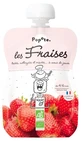Popote Gourde Biologische Aardbeiencompote, voor baby’s vanaf 4–6 maanden, 120 g