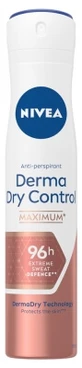 Nivea Derma Dry Control – 96-godzinny antyperspirant w sprayu, 200 ml