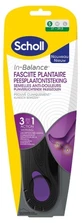Scholl Tălpi In-Balance împotriva durerilor cauzate de fasciita plantară, 1 pereche