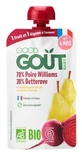 Good Goût Williams-peer en rode biet, biologisch, voor baby’s vanaf 4 maanden, 120 g