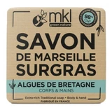 MKL Green Nature Extra-Moisturizing Marseille Soap with Seaweed from Brittany, 100 g