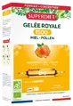 Superdiet Jalea Real 1500: miel y polen ecológicos, 20 ampollas