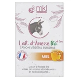 MKL Green Nature Lait d'Ânesse Bio du Gers Savon Végétal Surgras Miel 100 g