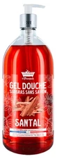 Les Petits Bains de Provence Gel de duș cu lemn de santal 1 L