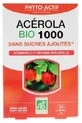 Phyto-Actif Acerola 1000, Organic, No Added Sugar, 24 Tablets