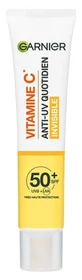 Garnier SkinActive Vitamina C Fluid anti-UV pentru uz zilnic, anti-pete, invizibil, SPF50+, 40 ml