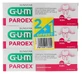 GUM Paroex Gel de dinți, pachet de 3 x 75 ml