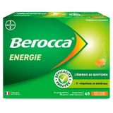Berocca Énergie Multivitamines et Minéraux Goût Orange 45 Comprimés Effervescents