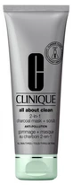 Tratament anti-poluare 2 în 1: exfoliant + mască cu cărbune, 100 ml