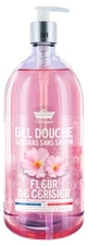 Les Petits Bains de Provence Gel de duș cu aromă de floare de cireș 1 L