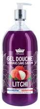 Les Petits Bains de Provence Gel de duș cu aromă de litchi 1 L