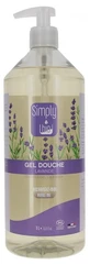 Simply Bio Gel de duș cu lavandă organică 1 L