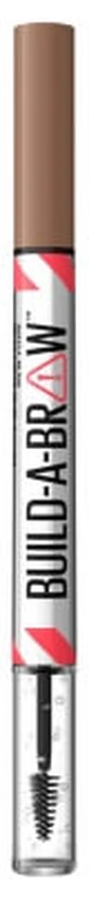 Maybelline New York Build-A-Brow 2-in-1 Eyebrow Pen and Setting Gel, 10 ml