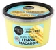 Organic Shop Exfoliant corporal fermizant cu aromă de macaron cu lămâie, 250 ml