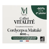 Phytalessence Organic Cordyceps Vitality Set: 60 Capsules + Organic Maitake: 60 Capsules