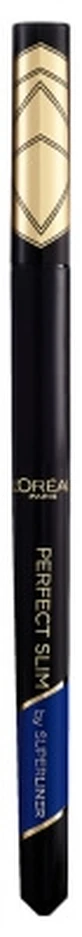 Delineador de ojos a prueba de agua Super Liner Perfect Slim de L'Oréal Paris con punta de fieltro, 0,6 ml