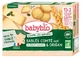 Babybio Comté & Oregano Shortbread Cookies, for Ages 15 Months to 3 Years, Organic, 16 Cookies