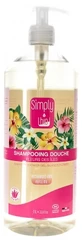 Simply Bio Șampon și gel de duș cu flori din Insule, organic, 1 L