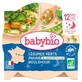 Babybio „Noapte bună” – Amestec de legume verzi, păstârnac și bulgur, pentru copii de 12 luni și peste, produs ecologic, 230 g
