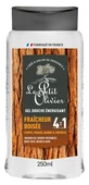 Le Petit Olivier Gel de duș energizant 4 în 1, prospețime lemnoasă, 250 ml
