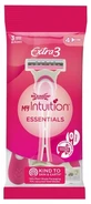 Wilkinson MyIntuition Extra 3 Essentials 4 Disposable Razors